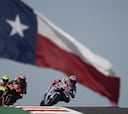 ¿La bandera de Chile en el circuito de Austin? La curiosa similitud que confunde a los fans de MotoGP