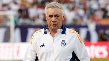 Carlo Ancelotti, entrenador del Real Madrid.