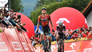 Matej Mohoric vence a Joao Almeida en la segunda etapa del Tour de Polonia