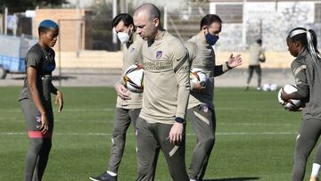 S&aacute;nchez Vera, entrenador del Atl&eacute;tico. 