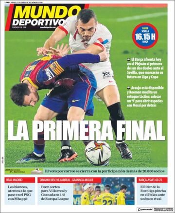 "Varane en el escaparate"... las portadas deportivas de hoy