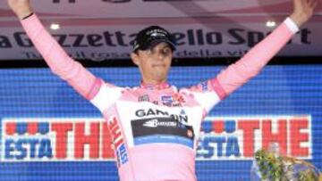 Navardauskas fue l&iacute;der del Giro 2012.