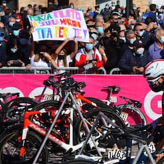 Tensa espera en el pelotón por los test PCR del día de reposo