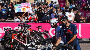 Tensa espera en el pelotón por los test PCR del día de reposo