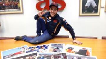 Marc Márquez estuvo de visita en AS.