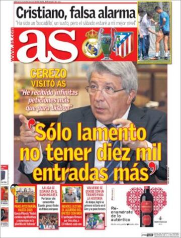 Portadas de la prensa mundial