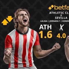 Athletic Club vs. Sevilla FC: horario, dónde ver, estadísticas y pronósticos