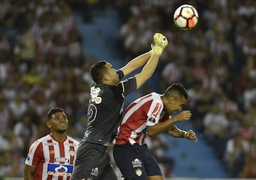 El partido se jugó en el Metropolitano de Barranquilla por un cupo a la final de la Sudamericana que se jugará frente a Atlético Paranaense. 