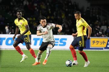 Jhon Jáder Durán y un golazo de chilena de Rafael Santos Borré le dieron la vuelta al marcador tras el primer tanto de Mitoma. Lorenzo mantiene su invicto con la Selección Colombia.