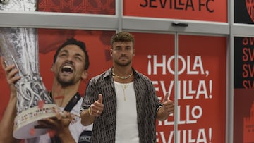 Álvaro Fernández, en Sevilla.