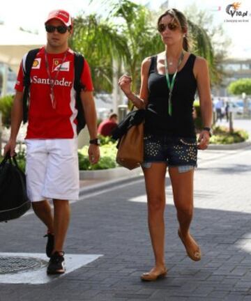 La esposa del Felipe Massa 