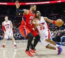 Ni los 61 rebotes de Detroit cortan las alas a los Hawks