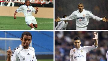 Así fue el debut de los cracks brasileños en el Real Madrid