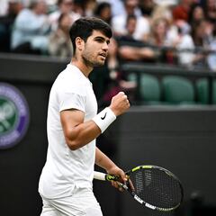 Alcaraz iguala otro hito de Nadal, Djokovic y Borg en las semifinales de Wimbledon