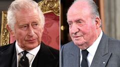 ¿Cuál es el parentesco familiar que une al rey Juan Carlos con el rey Carlos III de Inglaterra?