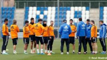 Un Madrid feliz vuelve al trabajo para preparar el derbi