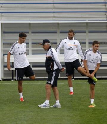 El Real Madrid en Saint Louis. Ancelotti.