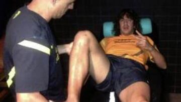 Puyol ya ha iniciado la recuperación de la rodilla