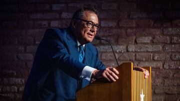 Ramón Agenjo en el acto de nombramiento presidente del Pickle Pro Tour.