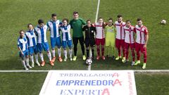 Partido entre el Espanyol Masculino y Femenino por el D&iacute;a de la Mujer
 