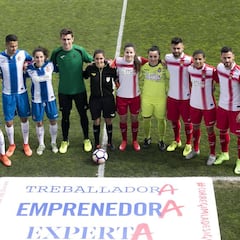 El Espanyol celebra el Día de la Mujer con goleada de las chicas
