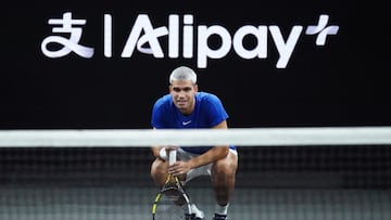 Carlos Alcaraz durante la Laver Cup.