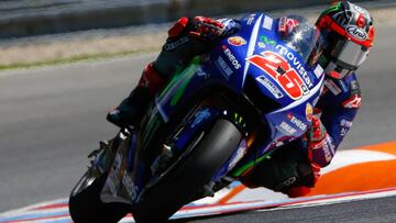 Maverick Viñales en Brno.
