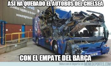 Los mejores memes del empate entre Chelsea y Barcelona