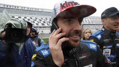 Fernando Alonso, ganador de las 24H de Daytona con el Cadillac de Wayne Taylor Racing. 