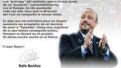 Oficial: Rafa Benítez, nuevo entrenador del Dalian Yifang