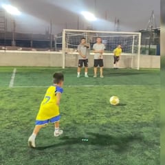 Amazing viral goal from child fan of Cristiano Ronaldo