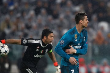 Cristiano Ronaldo y Buffon.