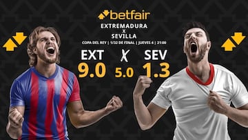 CD Extremadura vs. Sevilla FC: horario, dónde ver, pronósticos y estadísticas