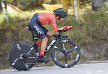 Daniel Martínez defendió el título siendo el más rápido de la CRI haciendo 48:02 en 41.4 km de en los Juegos Nacionales. Nairo sorprendió con su gran tiempo (48:30). Ana Cristina fue la campeona en categoría élite. 