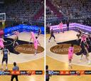 Gasol demuestra en 30'' cómo se dominan las zonas en la ACB: de la canasta a un tapón despiadado