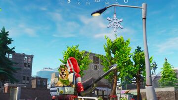 Fortnite Battle Royale: Desafío de 14 días de Fortnite - Destruye los adornos de copo de nieve