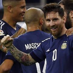 Así le fue a Messi en las semifinales con Argentina