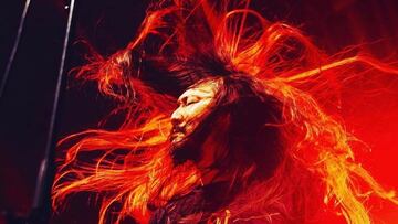 Nyamjantsan Galsanjamts, uno de los integrantes del grupo mongol The Hu.