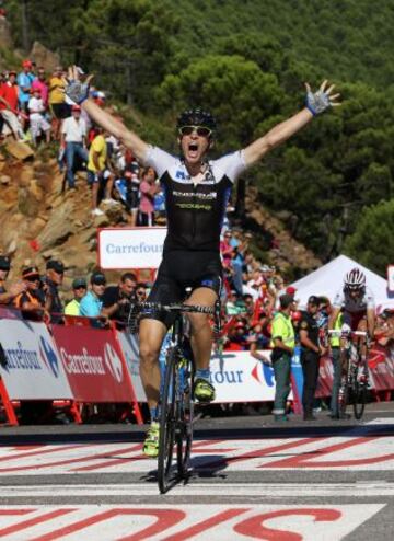 Octava etapa entre Jerez de la Frontera y Peñas Blancas. Konig, el ganador de la carrera.