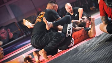 Enoc Solves y David Mora durante uno de los seminarios del Dojo Arena de 2024