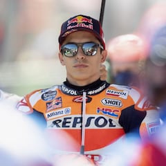 Márquez se cayó de la carrera de Assen