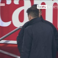Simeone, expulsado: le podrían caer dos partidos de sanción
