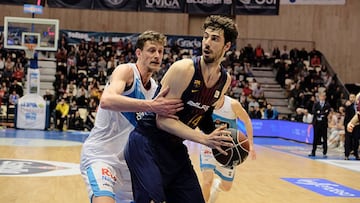 Ante Tomic, en un gran momento de forma, clave ante Obradoiro.