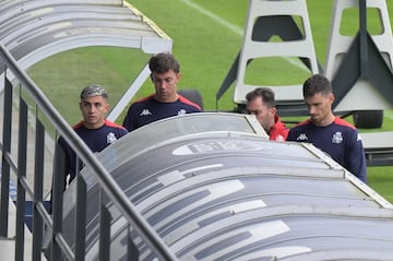 Yeremay, Barcia y Jaime trabajaron en el gimnasio.