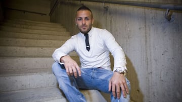 Albert Crusat, en su último año en Almería.