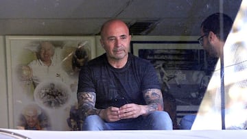 El entrenador de la selecci&oacute;n de Argentina, Jorge Sampaoli.