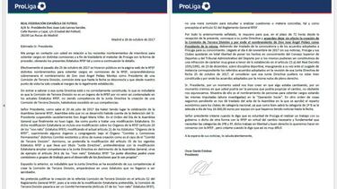 ProLiga demanda a la RFEF
por ilegitimidad de su Junta