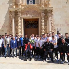 El Hércules visita Santa Faz en pleno subidón