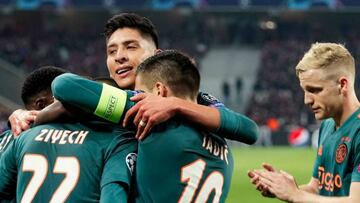 Edson Álvarez participó en la victoria de Ajax sobre Lille