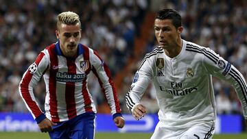 Griezmann y Cristiano. 